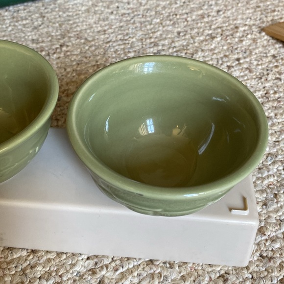 Longaberger woven traditions sage dessert bowls.. - Picture 3 of 8